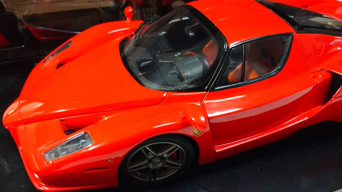 Ferrari BBR Enzo | 1⁄18 1:18 with RED Full Open Silver End Yellow