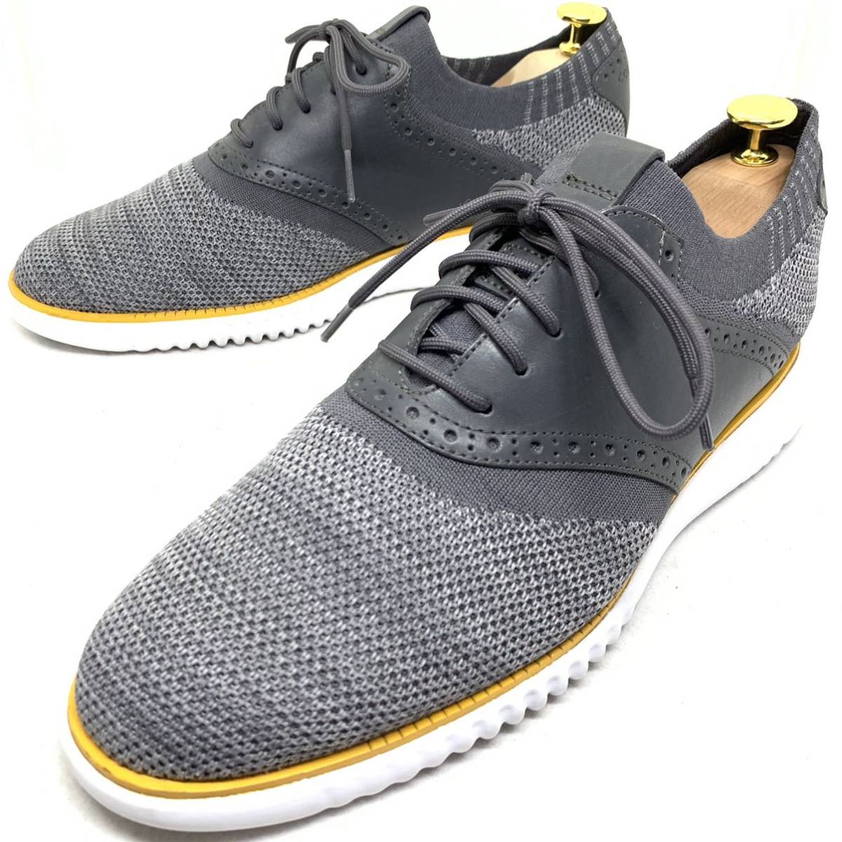 人気SALE，格安 COLE HAAN コールハーン C25308 スニーカー 2.ゼログランド パッカブル サドルニット グレー 9M 27㎝ メンズ カジュアル GRAND OS(9インチ)｜売買されたオークション情報、yahooの商品情報をアーカイブ 靴