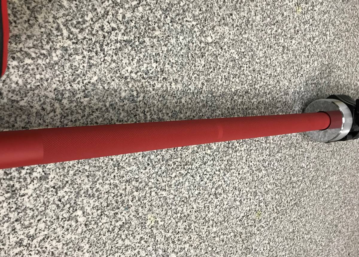 GYMWAY セラコートパワーバー レッド ジムウェイ 220cm 20kg