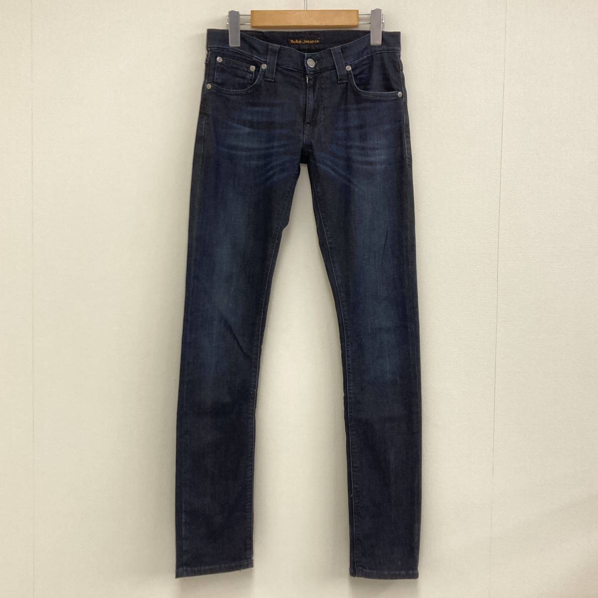 【新作，低価】 Nudie Jeans Tight Long John 濃紺 スキニージーンズ ストレッチ W28 ヌーディージーンズ タイトロングジョン スリム テーパード 2020124(ヌーディージーンズ)｜売買されたオークション情報、yahooの商 ヌーディージーンズ