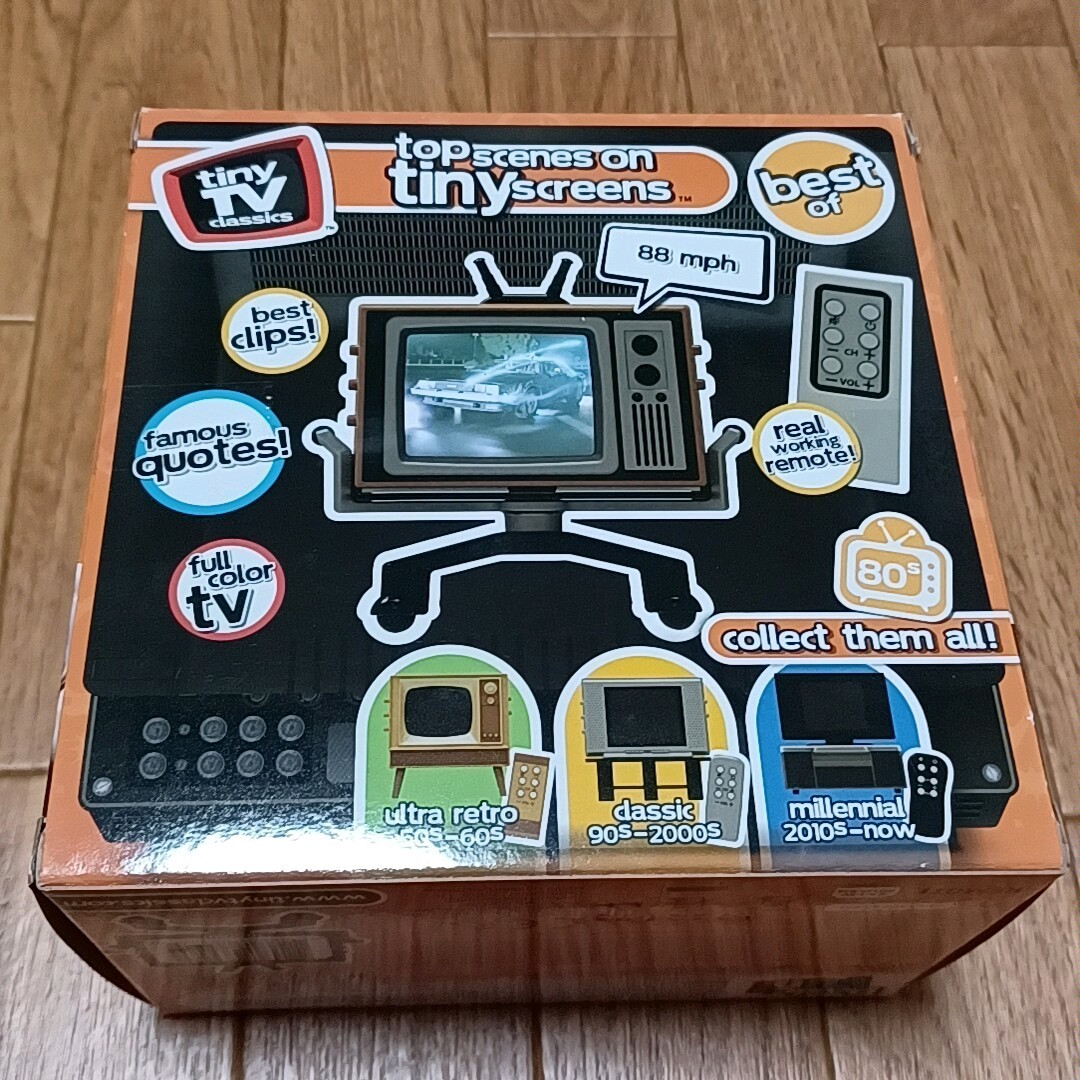 レア☆バックトゥザフューチャー Back to the Future ミニチュアテレビ