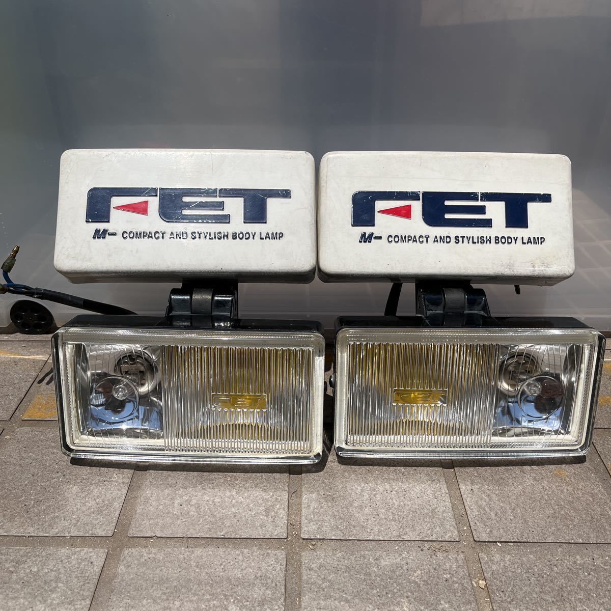 FET 当時物 角型 フォグランプ 新品 M8 H3バルブ Yahoo!オークション