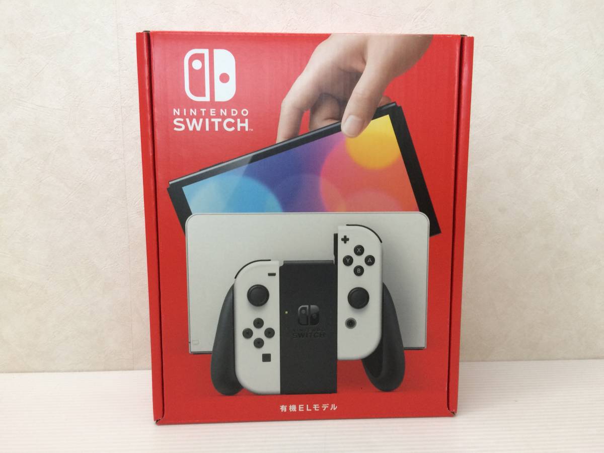 Nintendo Switch 有機ELモデル 本体 - 任天堂Switch有機ELモデル白で 