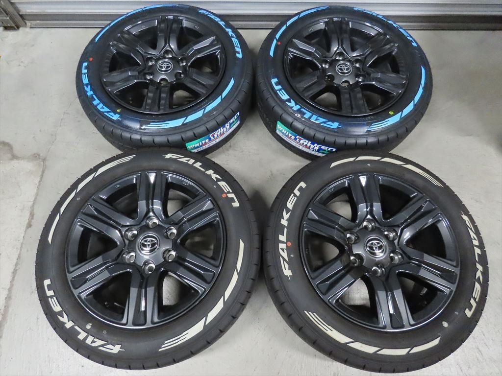 超バリ溝 超美品 トヨタ ハイラックス 後期 純正 215/60R17C ホワイト 