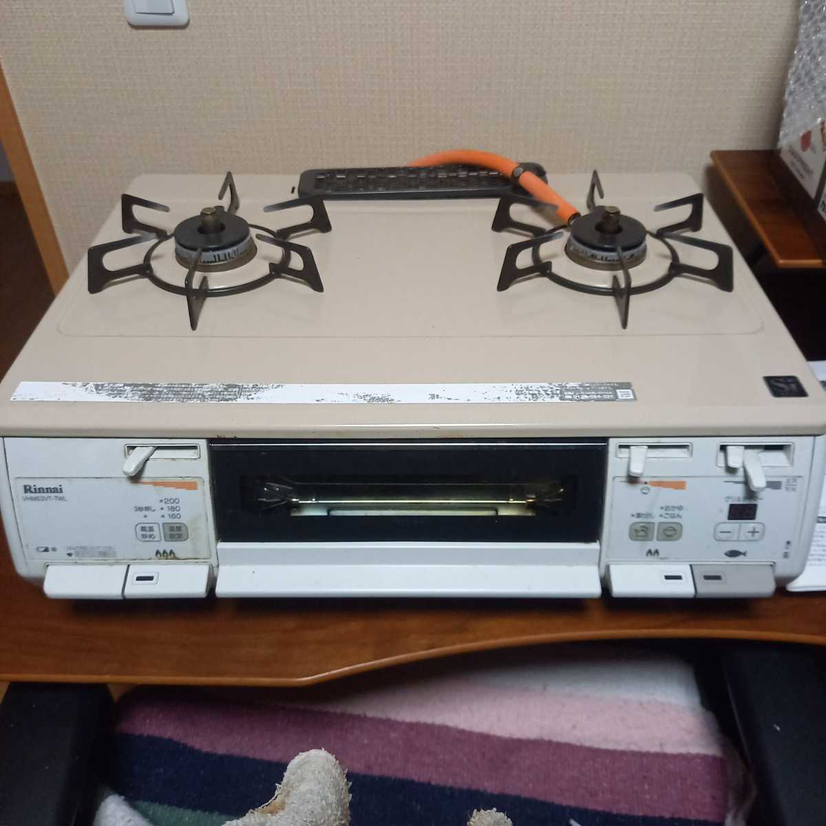 Rinnai ガステーブル ガスコンロ プロパンガス　LPガス用　RT63WHT