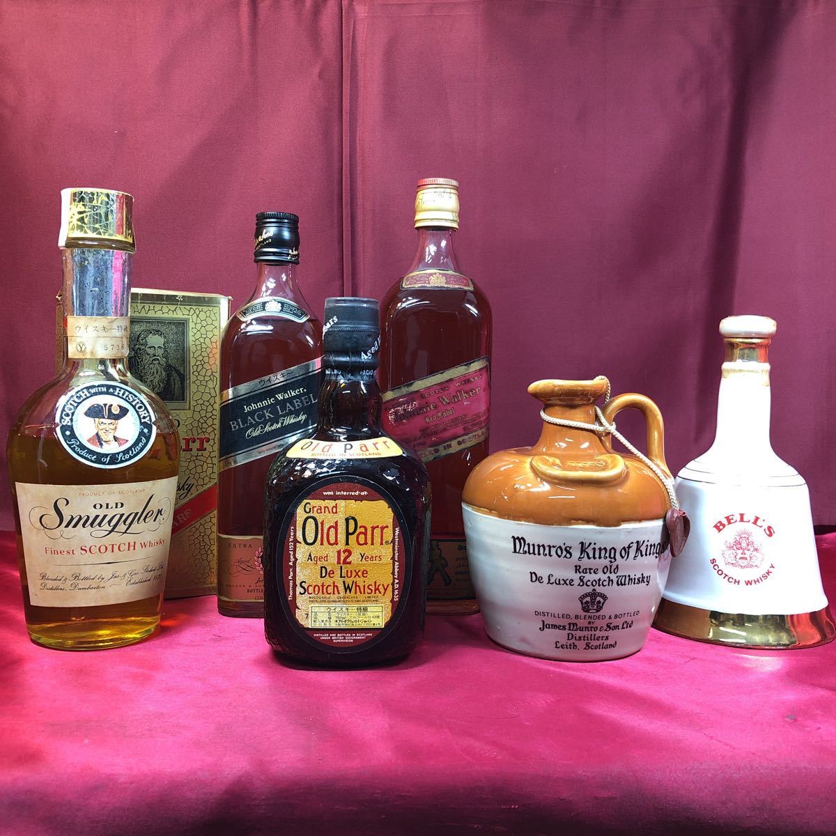 YH-0996】未開栓 ウイスキー6本セット Grand Old Parr 12年 特級 