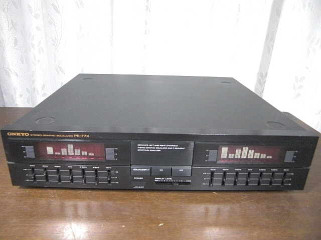 【動作品】ONKYO ステレオグラフィックイコライザー PE-77X PE-77X ONKYO オンキョー ステレオグラフィックイコライザー Equalizer