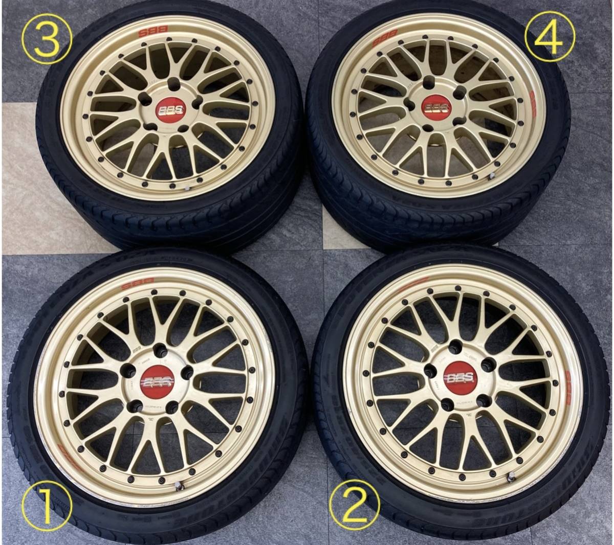 ポルシェ 911 964 RUF 17インチ 8J×225 9J×255 4本セット 茨城