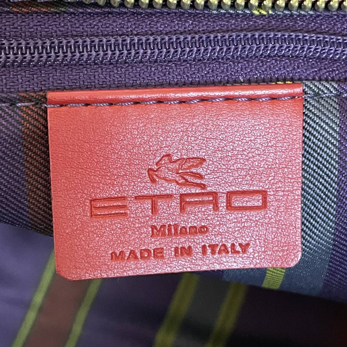 1円【極希少】エトロ ETRO ハンドバッグ マルゴット レザー 革  