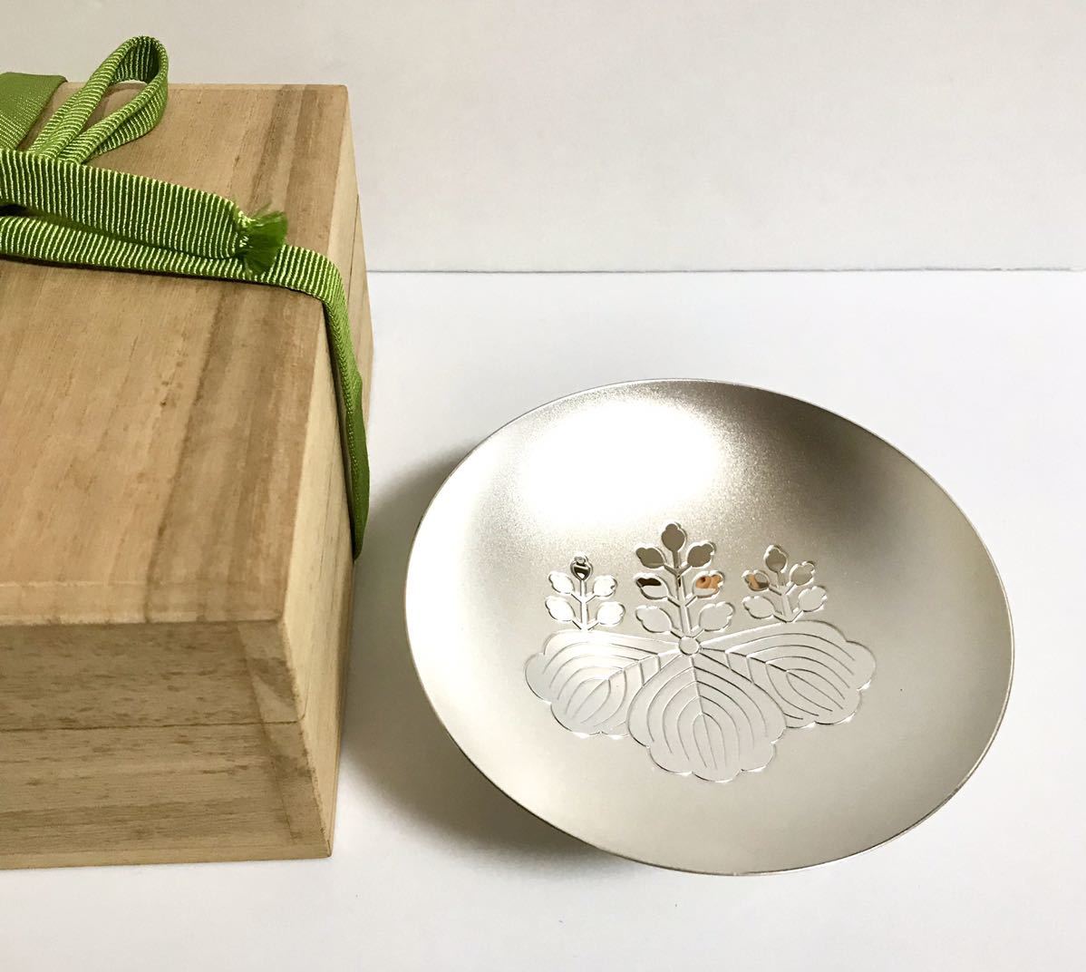 内閣総理大臣 贈 銀杯 純銀 SILVER 刻印 総重量 140g 盃 酒器 銀杯 内閣