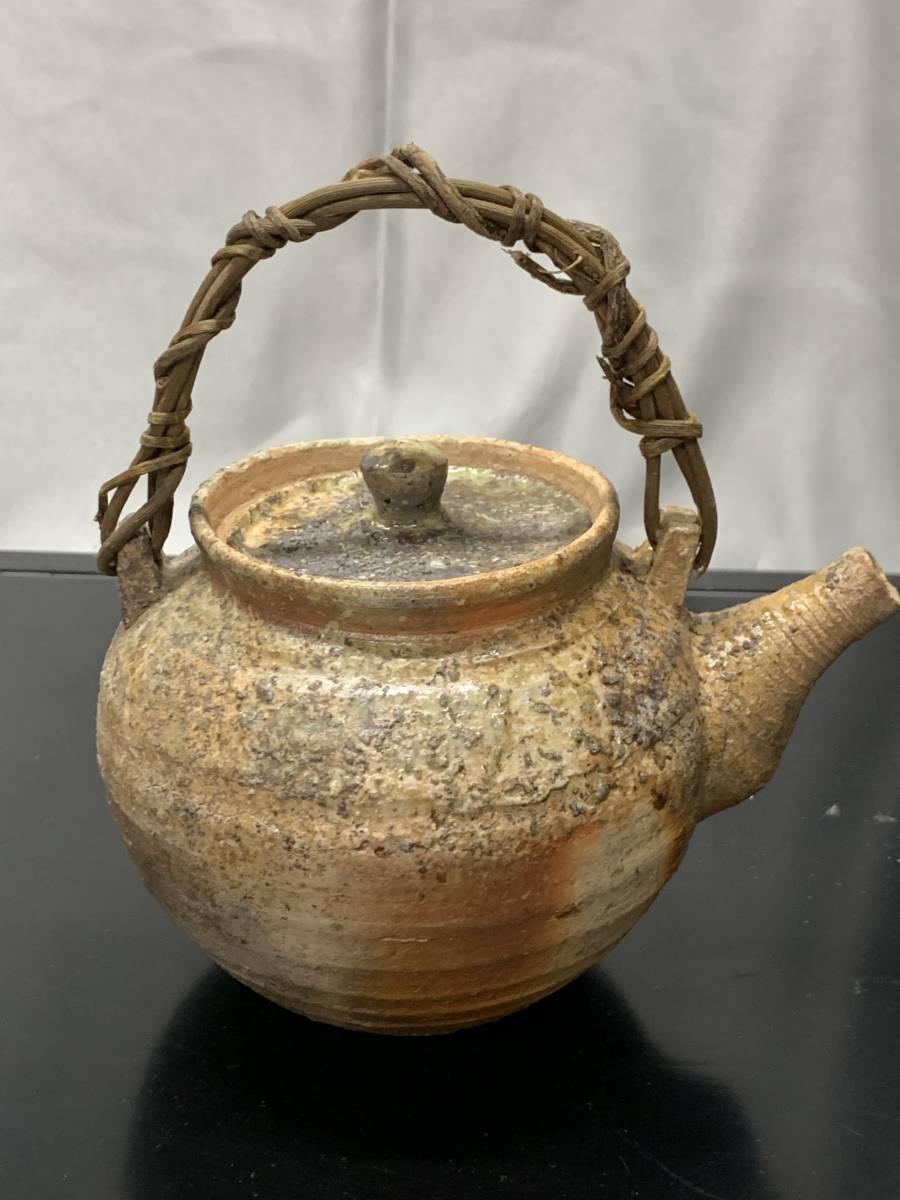 旧家収蔵品 松尾高明 信楽焼 信楽土瓶 茶壺 壺 茶器 置物 擺件 茶道具