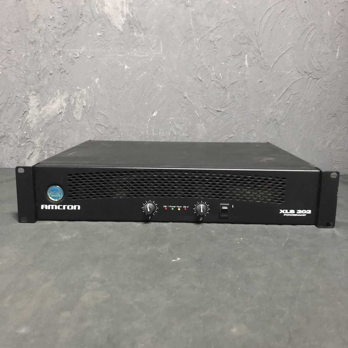 C2 sa) Amcron XLS202 PowerAmp アムクロン パワーアンプ 通電品 0