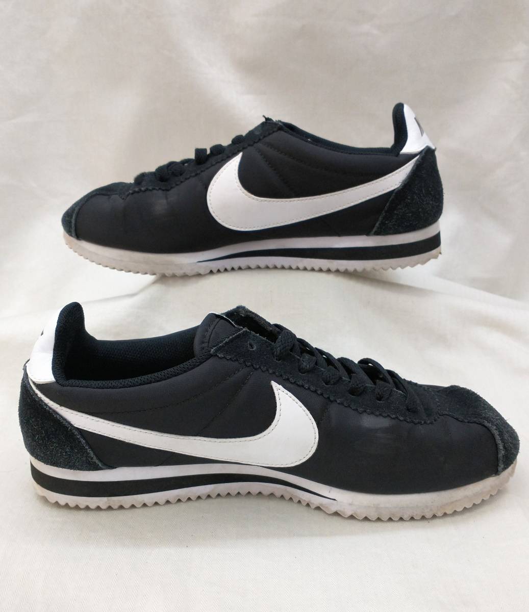 Nike Classic Cortez Nylon ナイキ クラシック コルテッツ ナイロン ローカット スニーカー 26cm 黒 ブラック 011 店舗受取可 26 0cm 売買されたオークション情報 Yahooの商品情報をアーカイブ公開 オークファン Aucfan Com