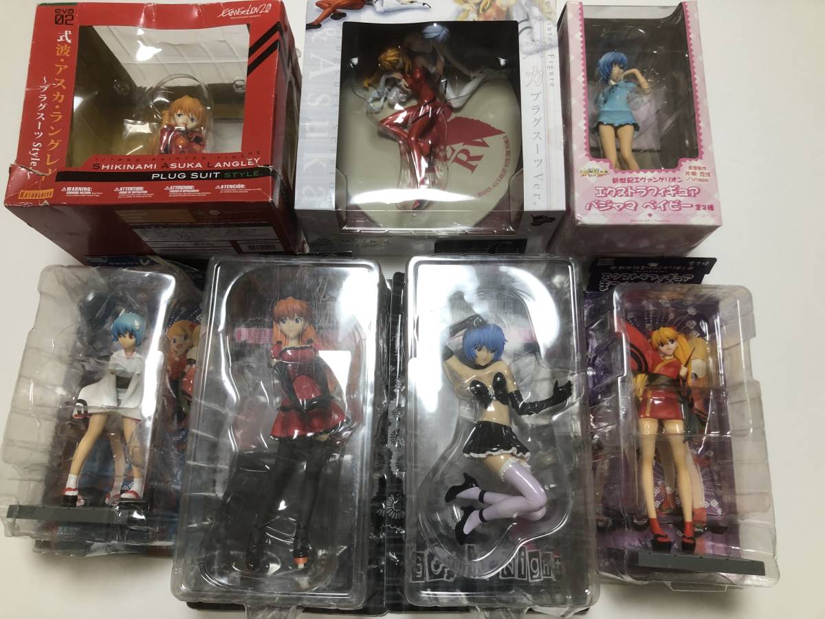 100%新品，2026 エヴァンゲリオン フィギュア まとめて7体セット アスカ 綾波レイ /良品(その他)｜売買されたオークション情報、yahooの商品情報をアーカイブ公開 - オークファン その他