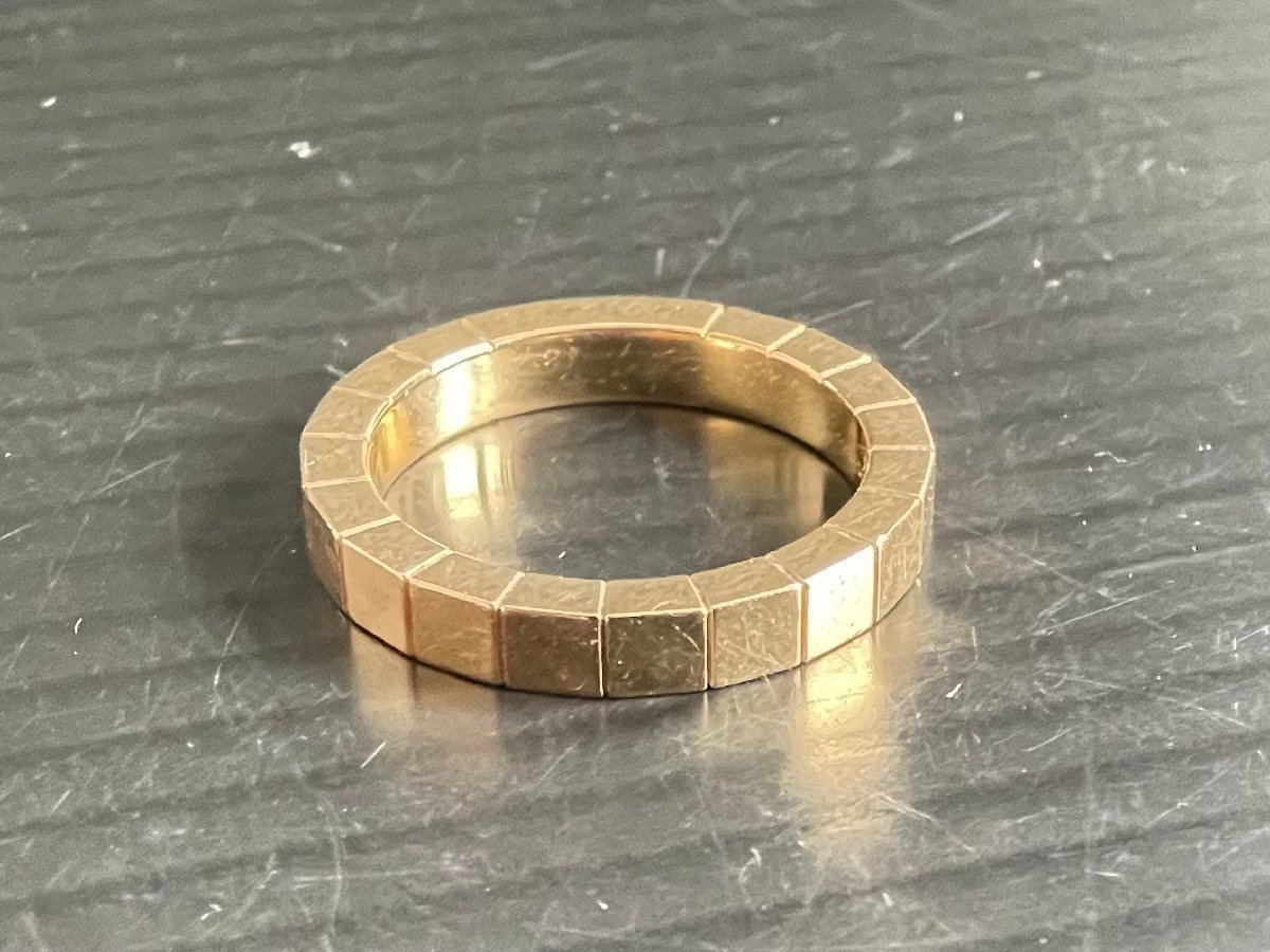 MI0404-206I 750 50 AU5985刻印 Cartier ラニエール リング 10号 
