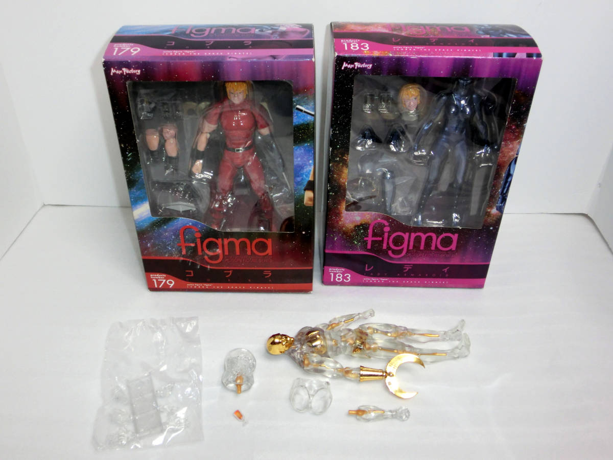 定番，低価 figma COBRA THE SPACE PIRATE コブラ レディ クリスタル ボーイ 3体まとめ(コミック、アニメ)｜売買されたオークション情報、yahooの商品情報をアーカイブ公開 - オークファン その他
