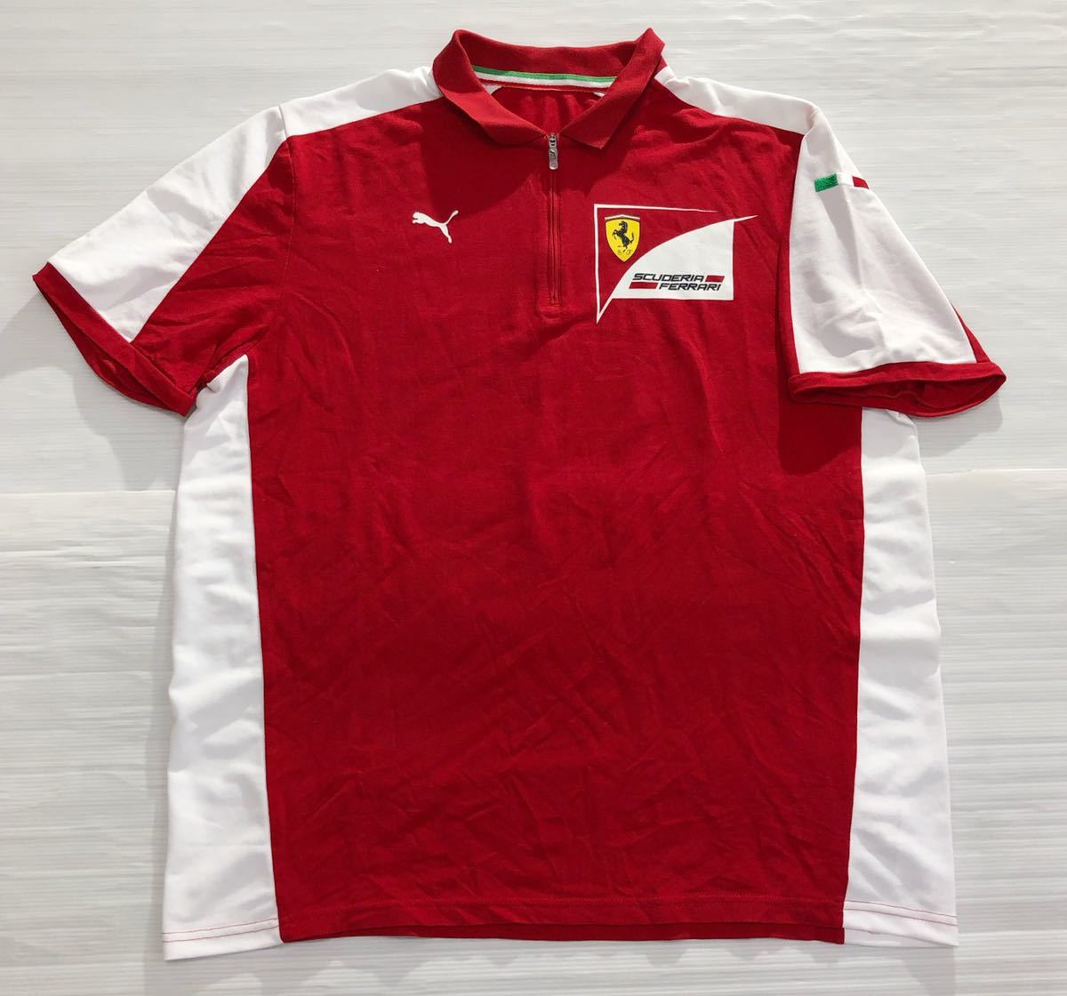 1523《PUMA×Ferrari プーマ フェラーリ》ロゴ エンブレムプリント
