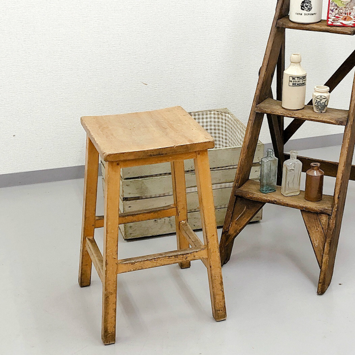 アンティーク 家具 スツール 1920年頃 パイン材 イギリス 英国 家具