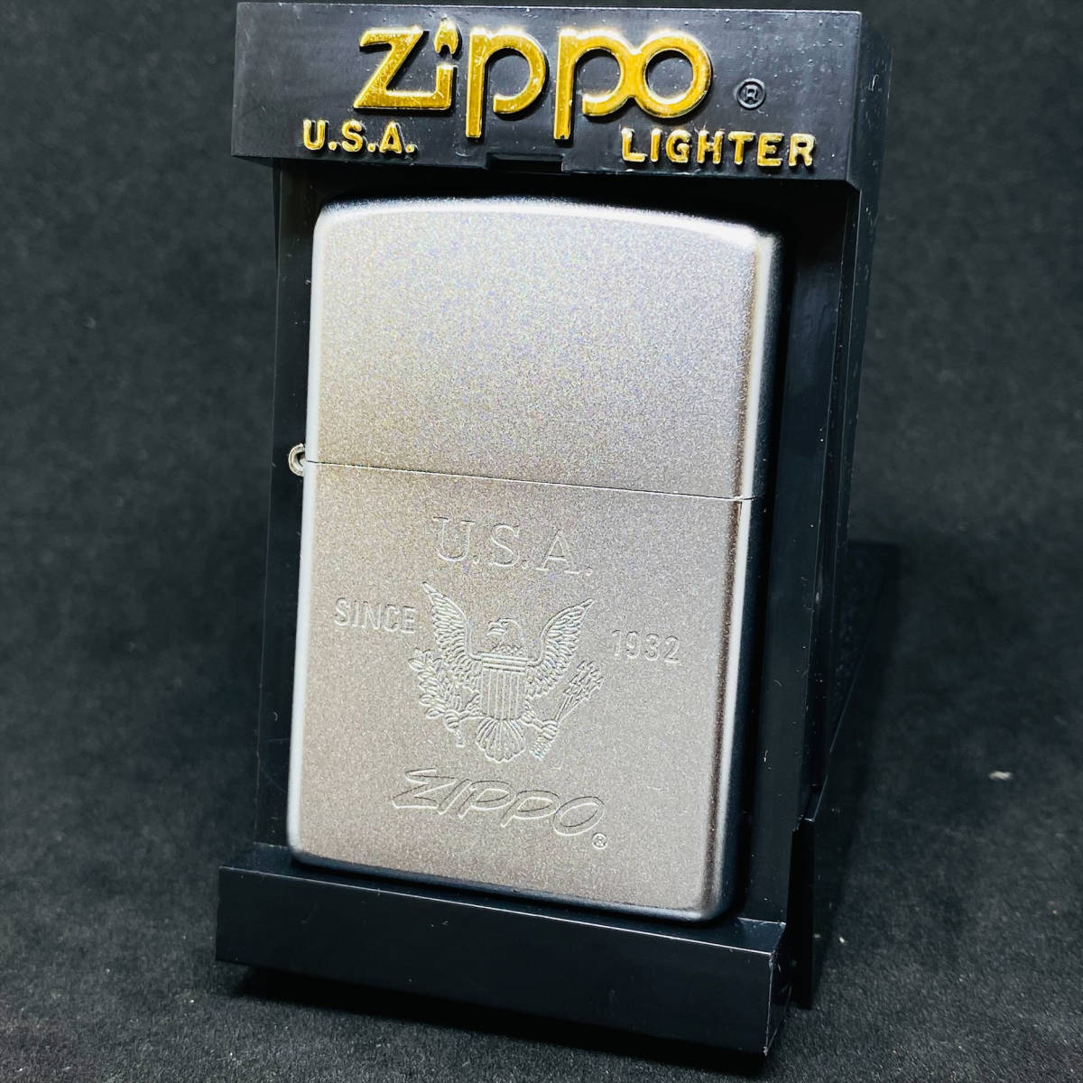 Zippo H 02 02年8月製 U S A Since1932 アメリカン イーグル 艶消し 62 1円出品 オイルライター 喫煙具 タバコ かっこいい その他 売買されたオークション情報 Yahooの商品情報をアーカイブ公開 オークファン Aucfan Com