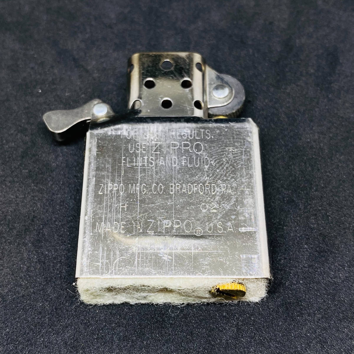 Zippo H 02 02年8月製 U S A Since1932 アメリカン イーグル 艶消し 62 1円出品 オイルライター 喫煙具 タバコ かっこいい その他 売買されたオークション情報 Yahooの商品情報をアーカイブ公開 オークファン Aucfan Com