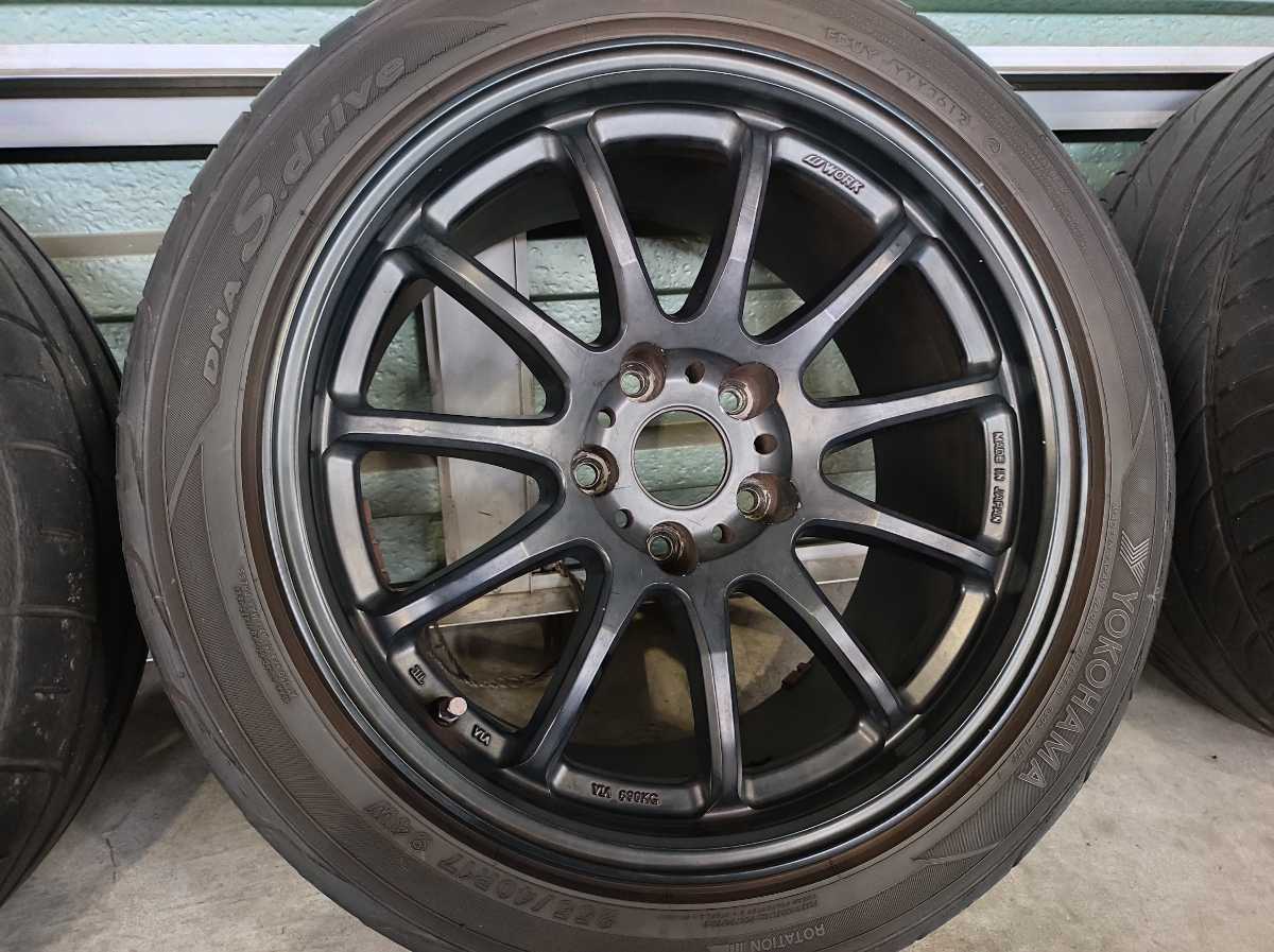 work emotion 11R 17インチ 8j ＋35 9j ＋28 2本づつ 4本セット PCD114 