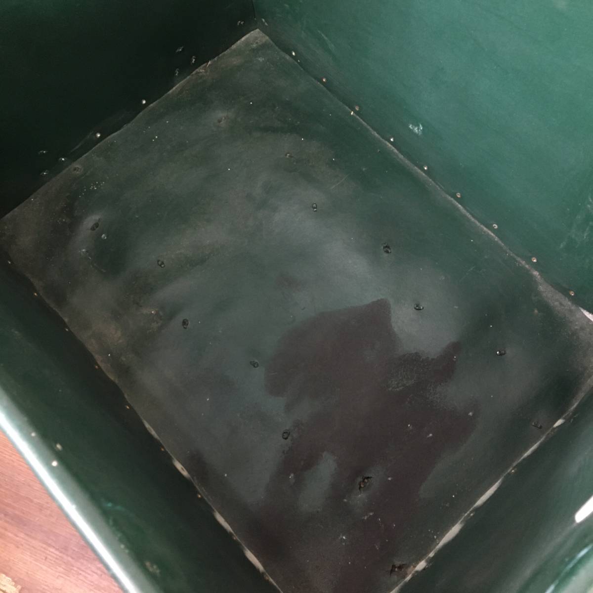 昭和レトロ】 書店のボテ箱 小学館 グリーン 緑 小学一年生 当時物