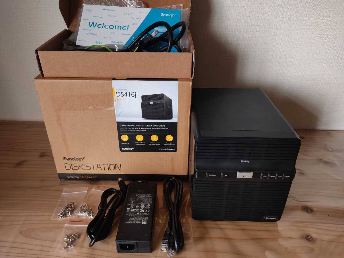 人気，爆買い Synology NAS DS416j 元箱一式(NAS)｜売買されたオークション情報、yahooの商品情報をアーカイブ公開 - オークファン NAS