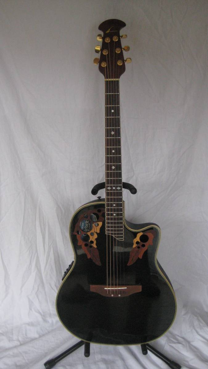 Ovation celebrity Deluxe CC257 ブラック エレアコ 【公式通販】
