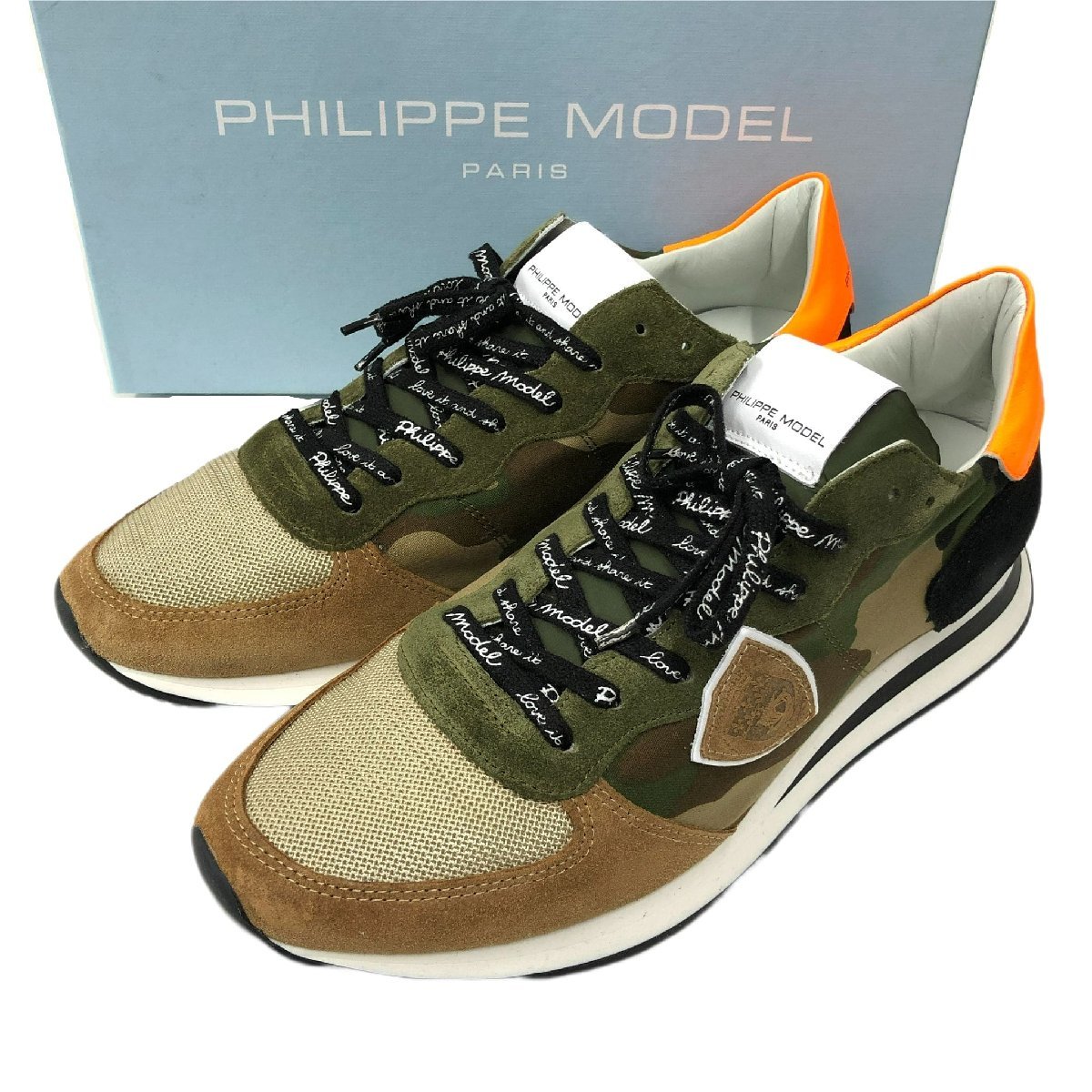 PHILIPPE MODEL - TRPX LOW UOMO CAMOUFLAGE SNEAKERS フィリップ 