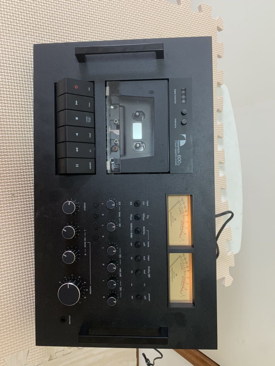 Nakamichi ナカミチ 600 カセットデッキ 2ヘッドカセットコンソール