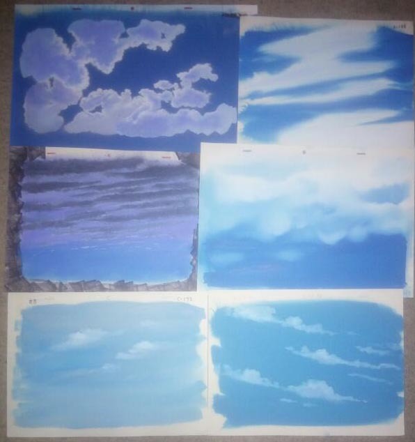 制作資料 アニメ の直筆背景画 空系背景6枚 その他 売買されたオークション情報 Yahooの商品情報をアーカイブ公開 オークファン Aucfan Com