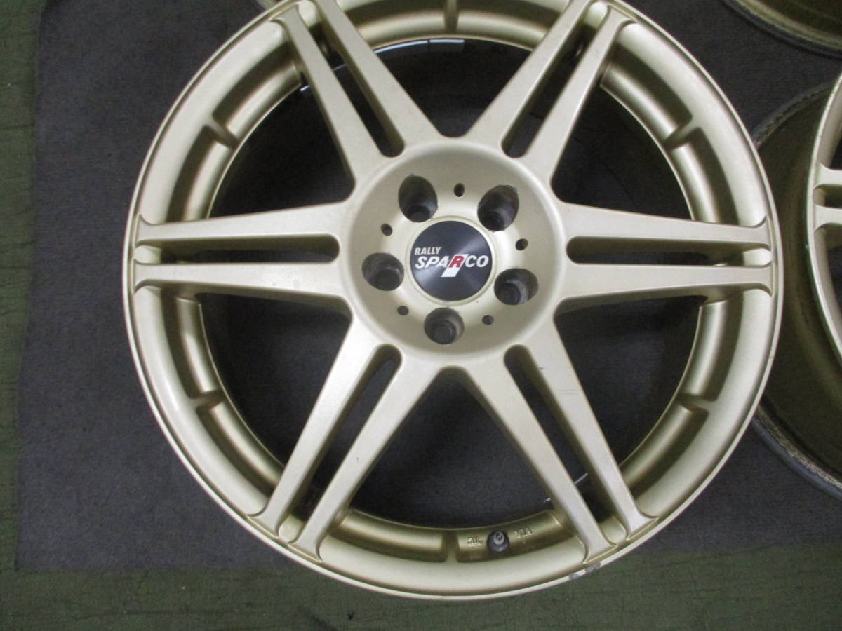 ZZT231セリカに使用 RALLY SPARCO 17X7J PCD100/5H OFF38