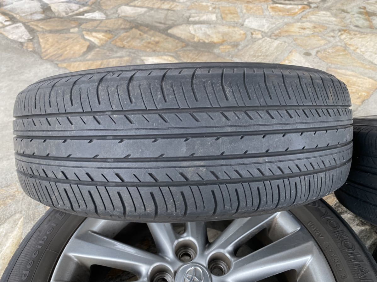トヨタ　ウィッシュ 純正アルミホイール　タイヤセット ウィッシュ トヨタ ウィッシュタイヤ+トヨタ純正ホイール４本セット - 車 タイヤ、ホイール
