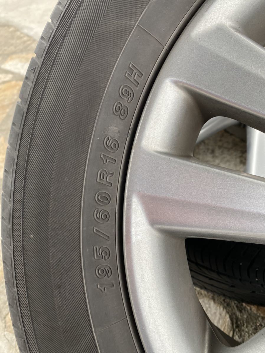 トヨタ　ウィッシュ 純正アルミホイール　タイヤセット ウィッシュ トヨタ ウィッシュタイヤ+トヨタ純正ホイール４本セット - 車 タイヤ、ホイール