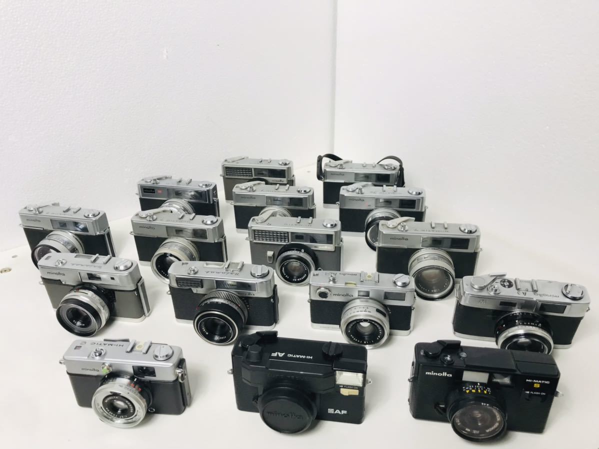 ジャンク フィルムカメラ 16台 まとめ MINOLTA FUJIFILM OLYMPUS μ
