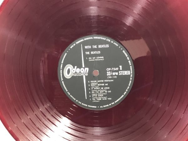 LPレコード】Odeon赤盤 ザ・ビートルズ / ステレオ! これがビートルズ