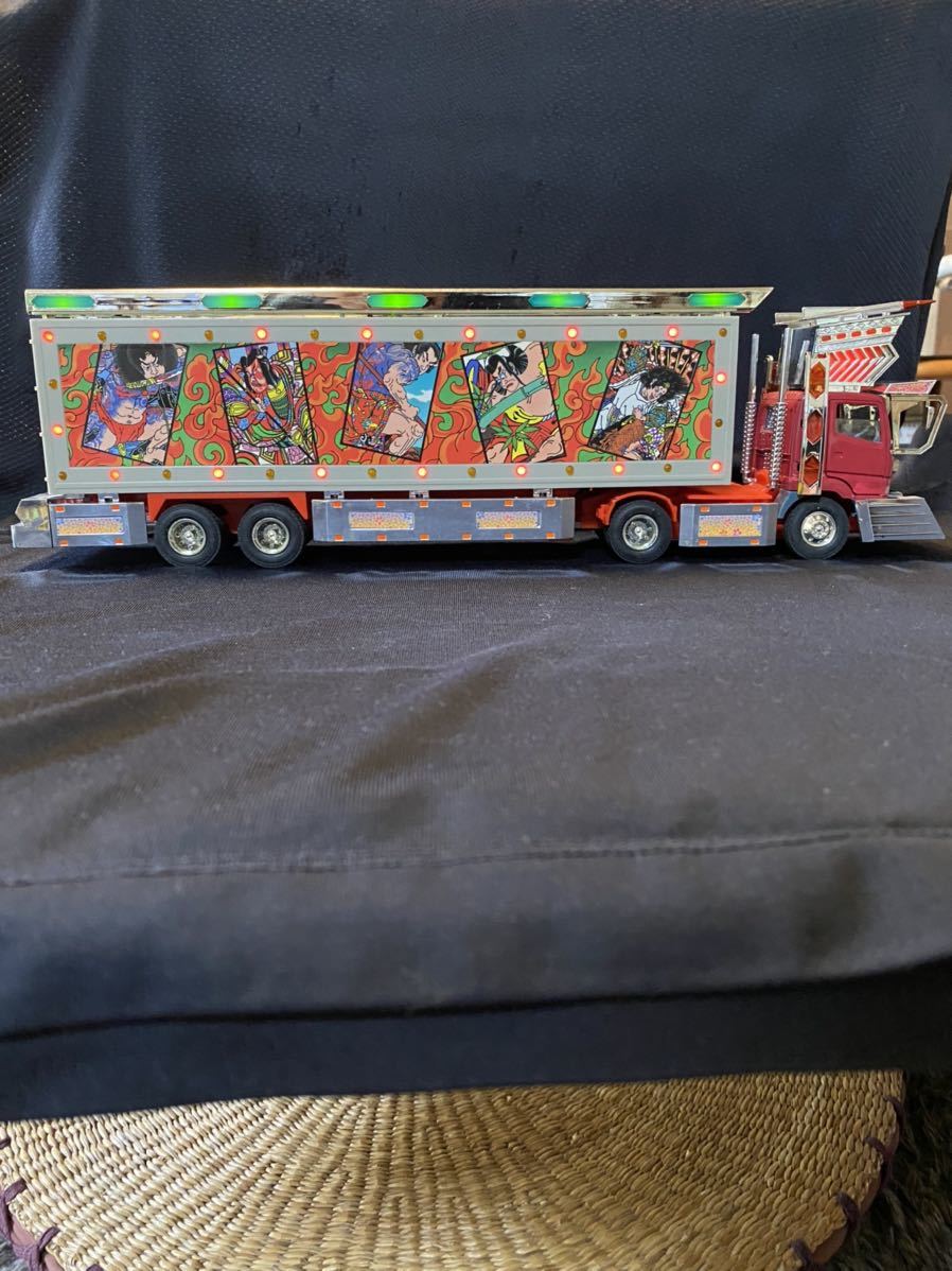 アオシマ SKYNET 1/43 RCデコトラ 「帝王」NO2 ジャンク 鑑賞用  