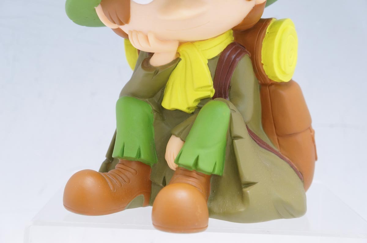 サンライク 楽しいムーミン一家 おしゃべりスナフキン ソフビ 貯金箱 