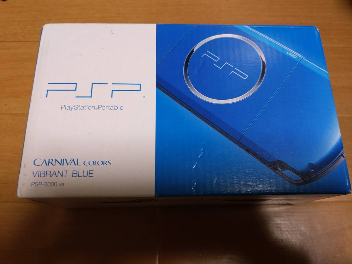 PSP-3000 本体 バイブラントブルー 箱説付き(PSP3000シリーズ)｜売買 