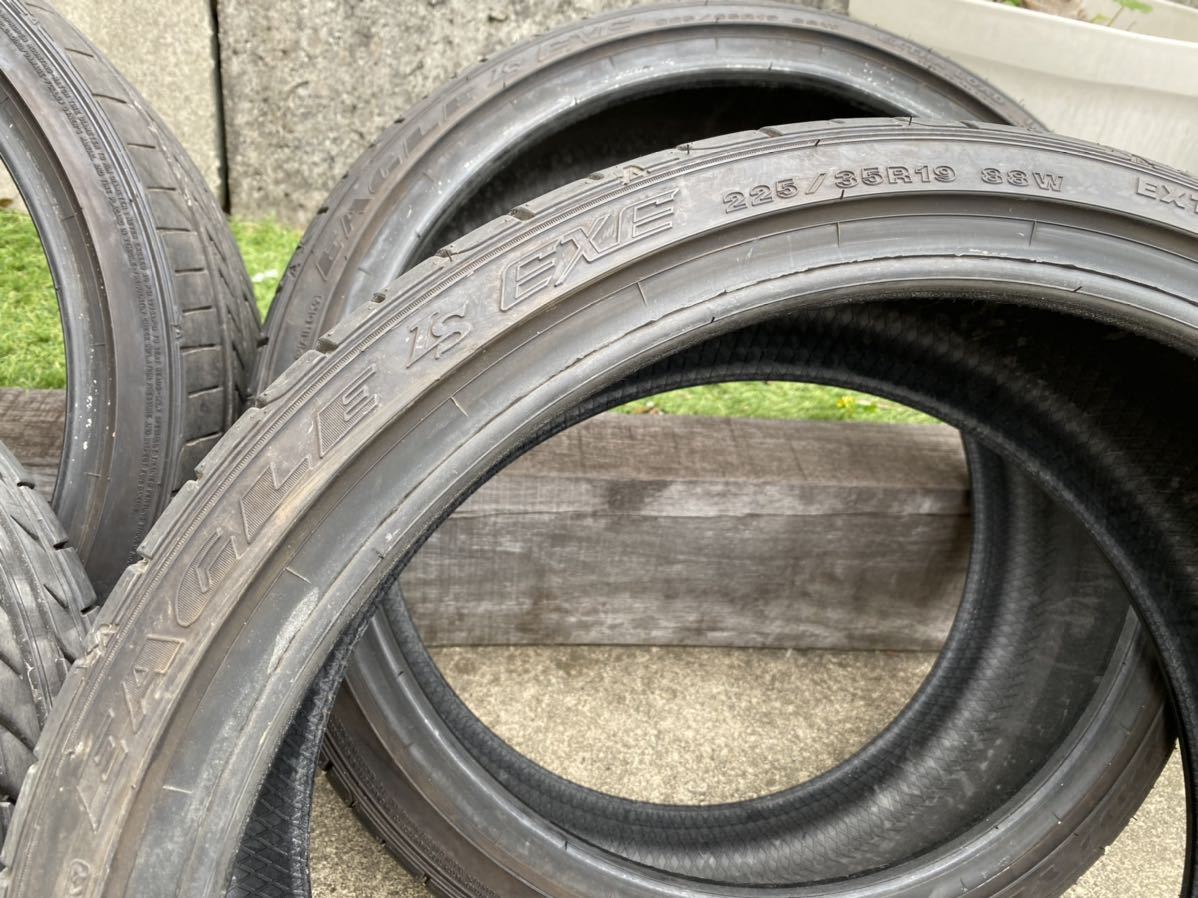 1円から 4本セット グッドイヤー LS イーグル エグゼ exe 225/35r19