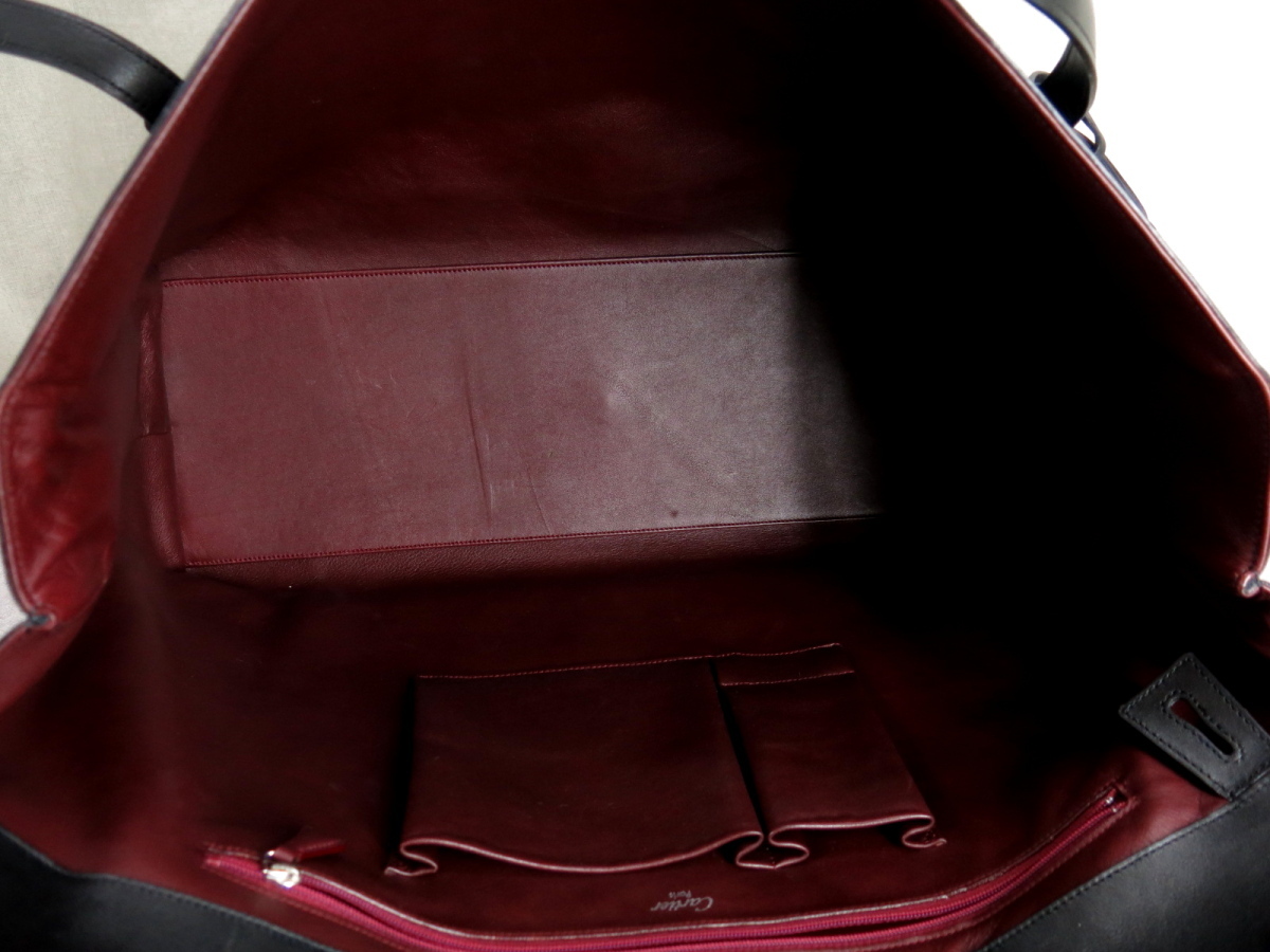 ○超美品○Cartier カルティエ○メンズ○カボション○カーフ レザー 本