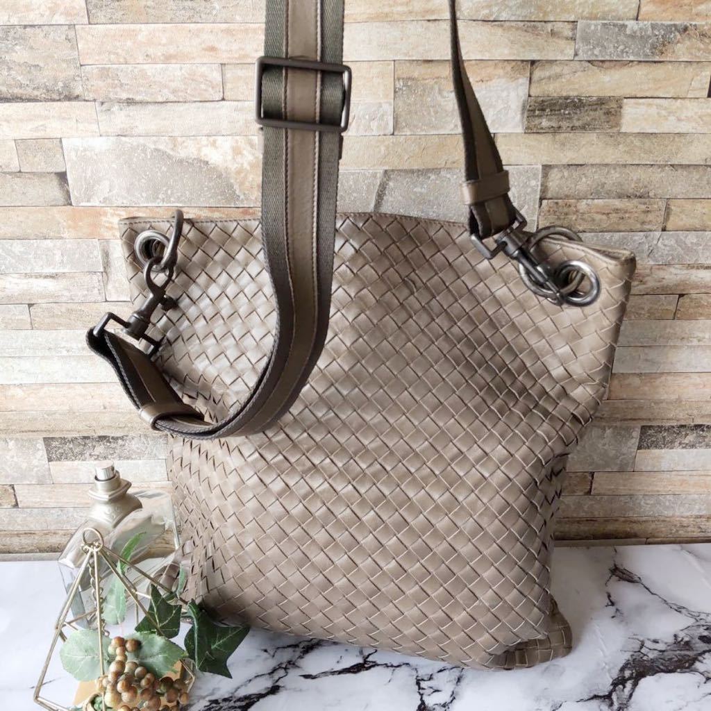 1円 超 色 BOTTEGA VENETA ボッテガヴェネタ 本物 ショルダー バッグ ...