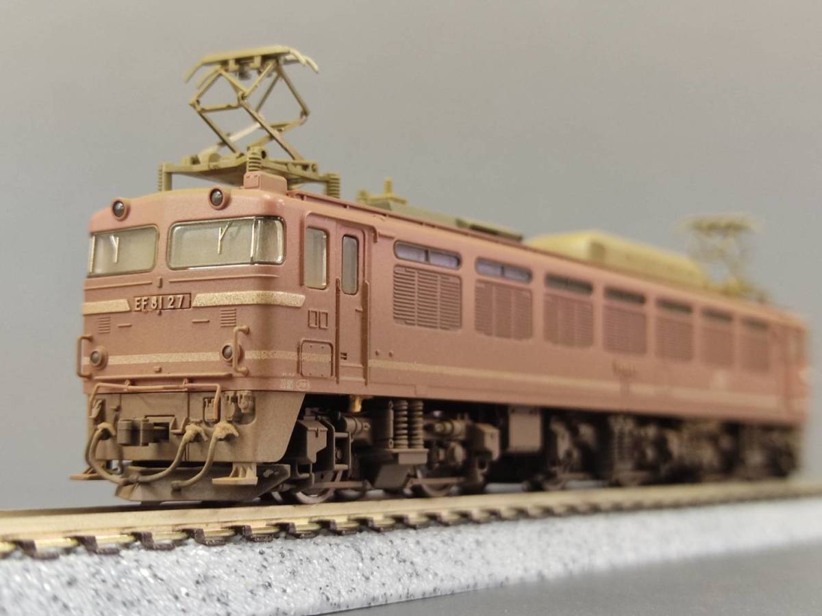 【人気，限定セール】 加工 TOMIX 7131 EF81形 電気機関車 初期型 JR貨物更新車 ウェザリング加工品 27号機 Re-Color特製品(電気機関車)｜売買されたオークション情報、yahooの商品情報をアーカイブ公開 - オークファン 電気機関車