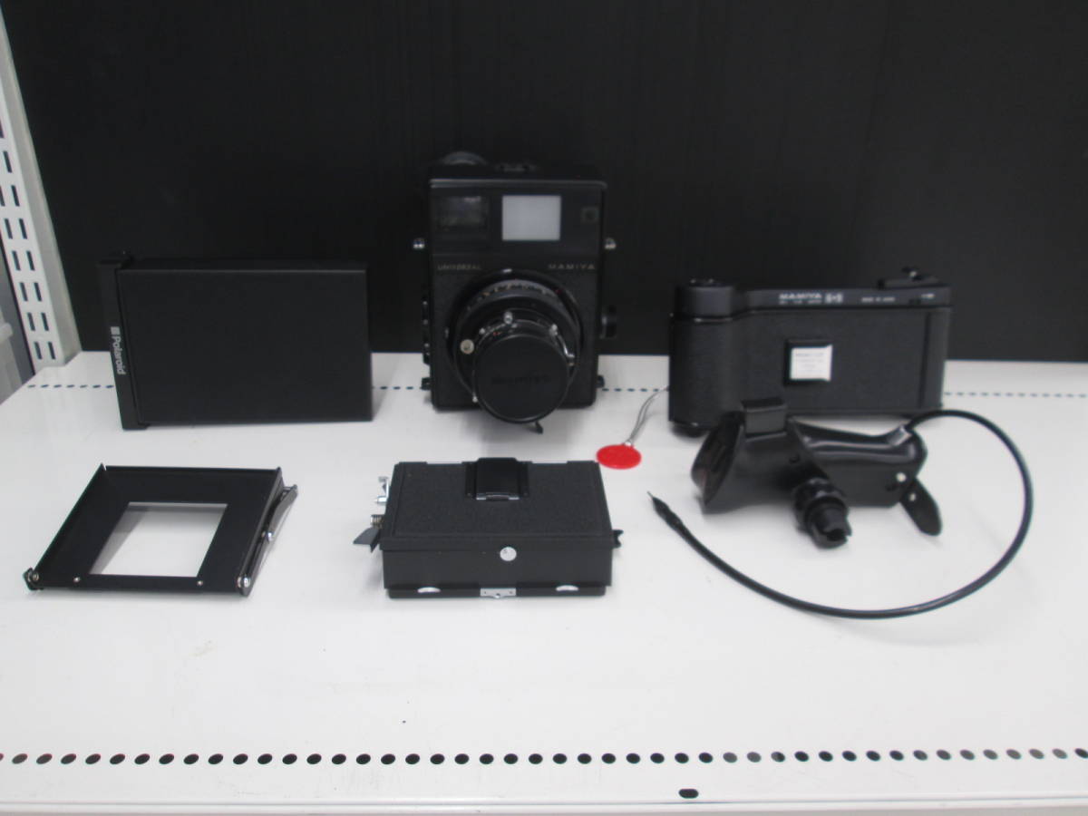 『中古品』MAMIYA/マミヤ ユニバーサルプレスカメラ+レンズ マミヤセコール100mm 1:3.5 ポラロイドパック付き マミヤ Mamiya UNIVERSAL マミヤユニバーサルプレス マミヤユニバーサルプレス実写済み100mm&frasl;3.5、6×7.6×9ホルダー 中古カメラレンズ販売サイトメディアジョイカメラ