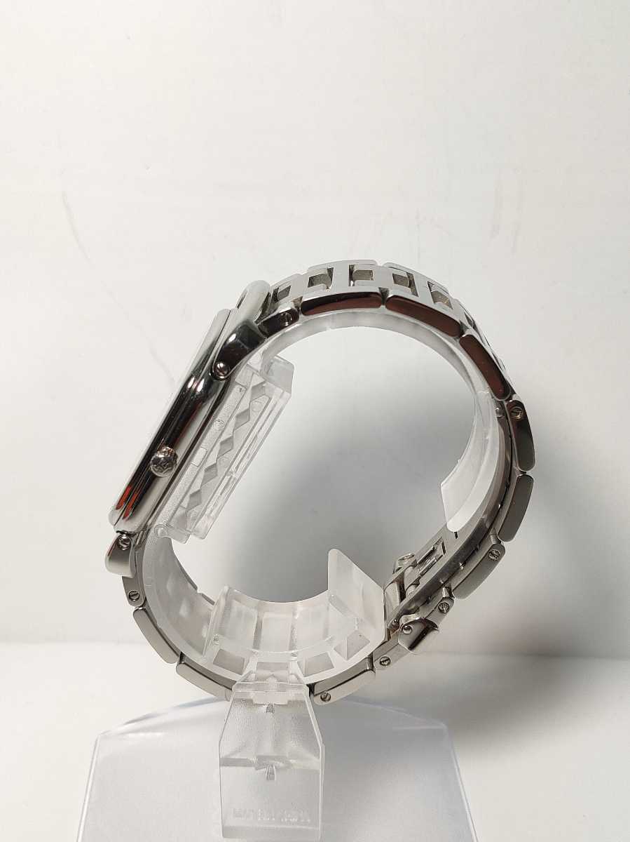 美品 HERMES エルメス RA1.810 ラリー スモセコ Hロゴブレス コマ2/箱付 QZ メンズ腕時計 動作未確認 RA1.810 クォーツ エルメス ホワイト アラビア文字盤 スモセコ