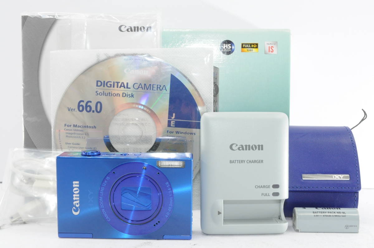 0 IXY [ブルー] 純正オプション 価格比較 ☆極上美品☆ キャノン CANON 