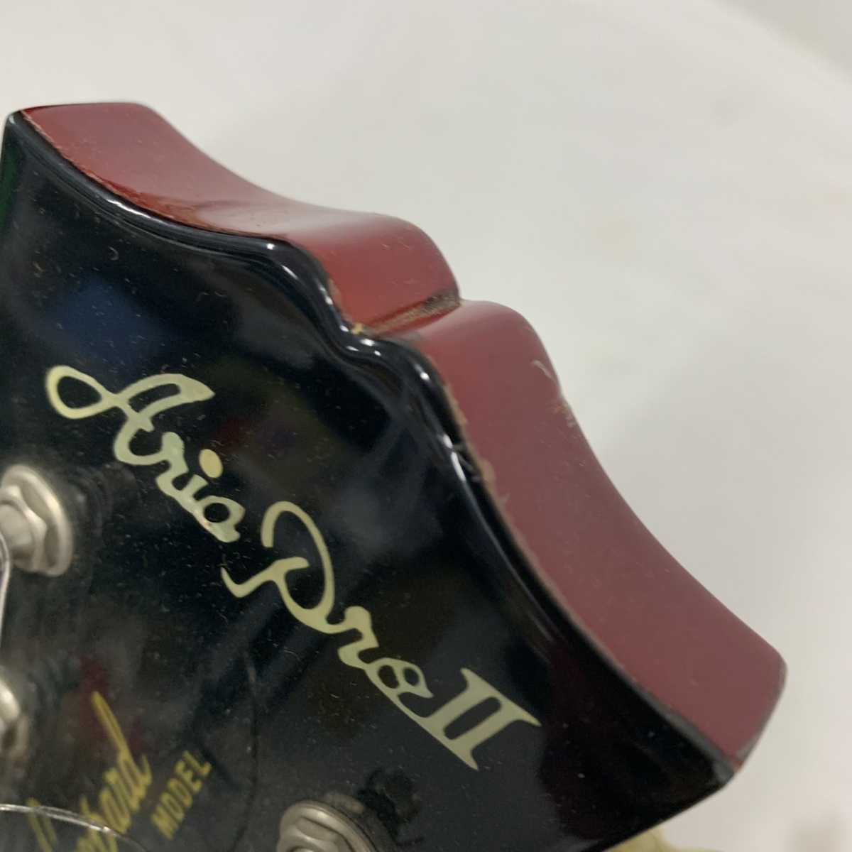 レスポール エレキギター Aria ProⅡ Leopard Model ソフトケース付き