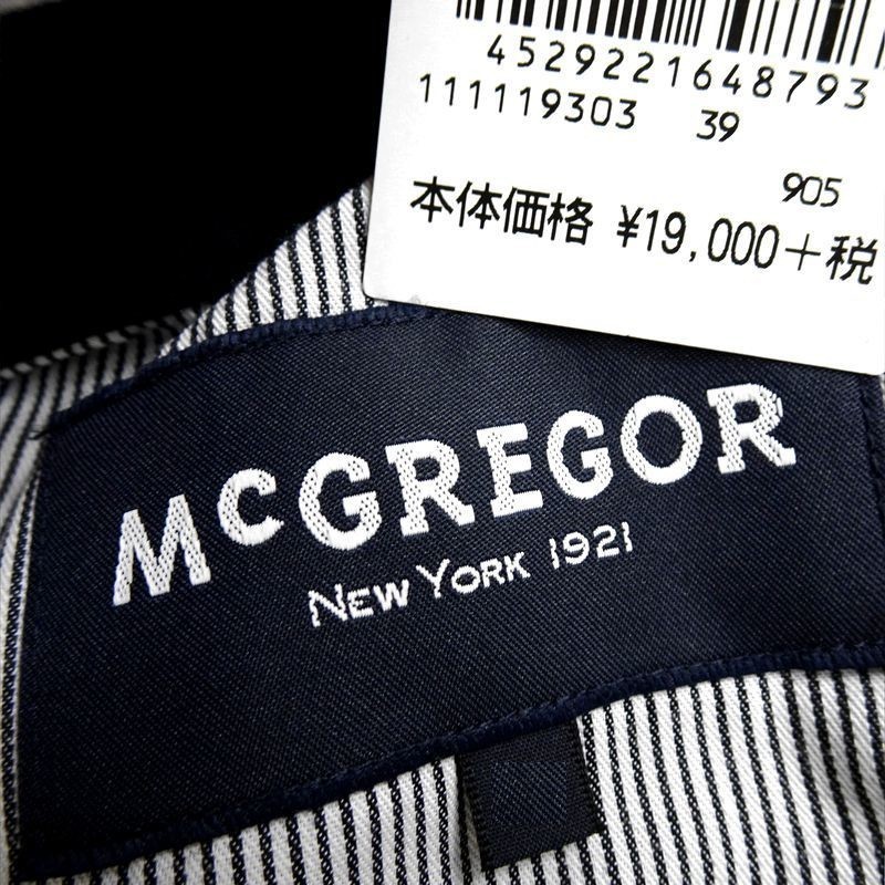 □McGREGOR マックレガー 新品 定価2万 最旬夏物 清涼コットン 半袖 