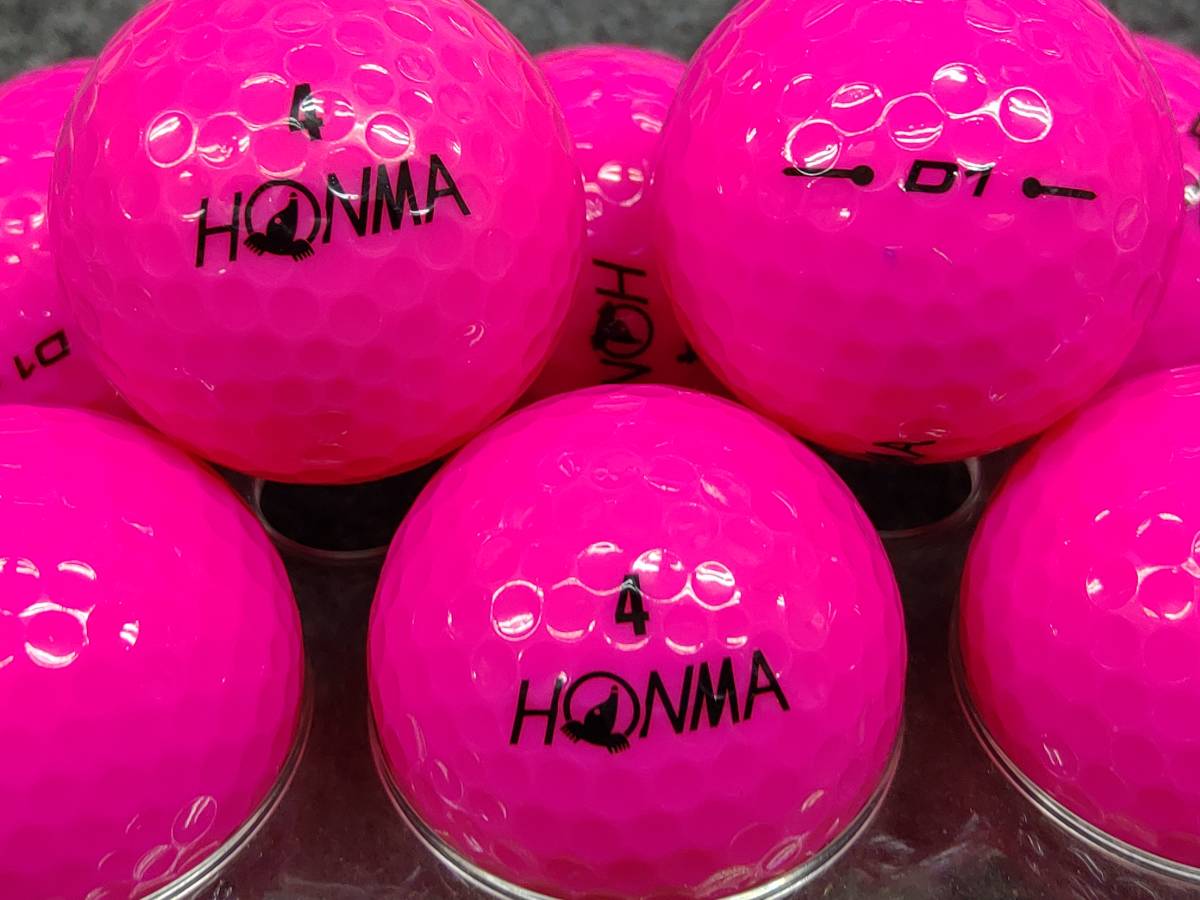 高品質 A級 Honma本間ホンマ D1 ピンク 24球セット ゴルフボール ロストボール 個 売買されたオークション情報 Yahooの商品情報をアーカイブ公開 オークファン Aucfan Com
