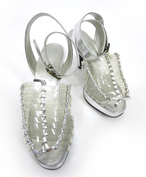 jean paul gaultier jimmychooヒール ミュール 39 x Jean Paul